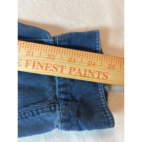 Vintage Eddie Baver Blue Corduroy Button-Down Shirt With Pockets For Men large s - Picture 7 of 12